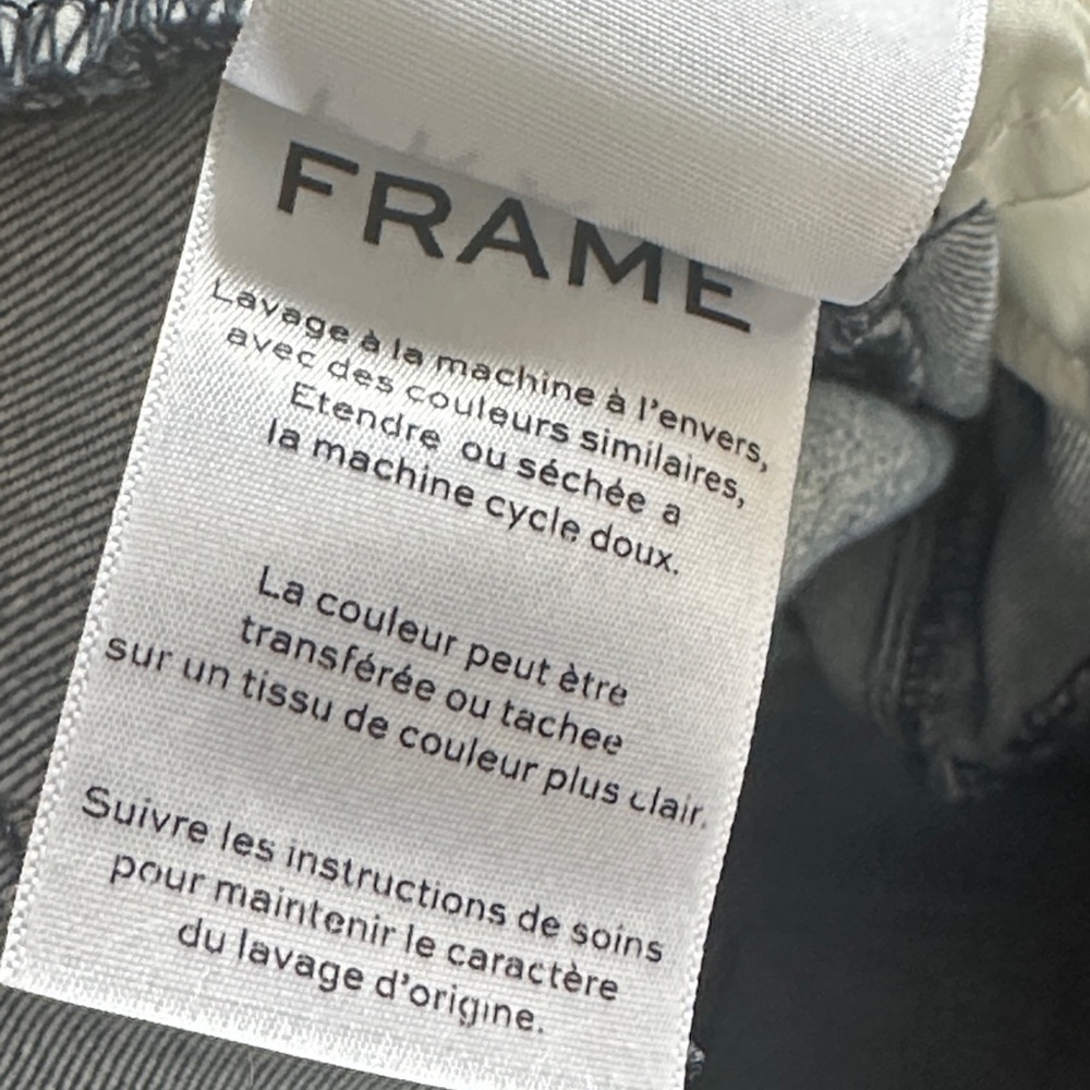 Frame le Garçon cropped jeans 26 Wash Clover Hill Clean - Picture 12 of 12